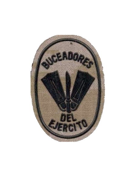 Parche de pecho Buceadores del Ejército Árido Pixelado