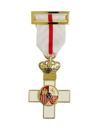 Medalla Mérito militar Distintivo Blanco