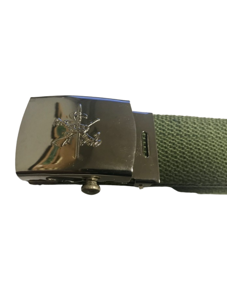 Cinturón de paseo Verde de la Legión Española Plateado