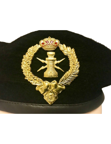 Boina negra de las unidades de los REGIMIENTOS...