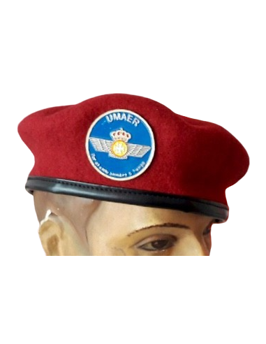 Boina granate del Ejército del Aire UMAER