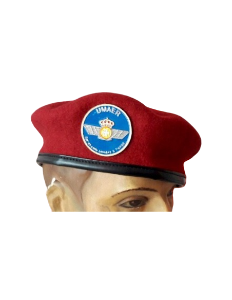 Boina granate del Ejército del Aire UMAER