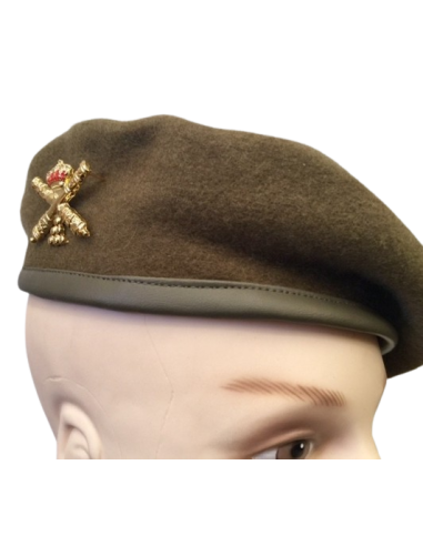 Boina Caqui del Mando de Artillería de Campaña...