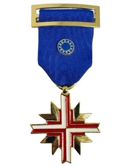 Conjunto completo Medalla Excombatiente Europeo