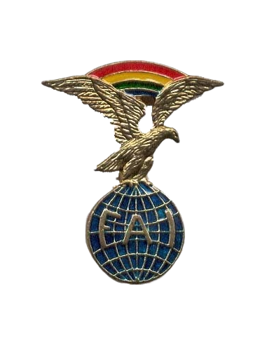 Distintivo de la Federación Aeronáutica Internacional  FAI