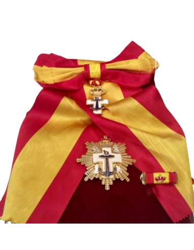 Gran Cruz del Mérito Naval Distintivo Blanco...