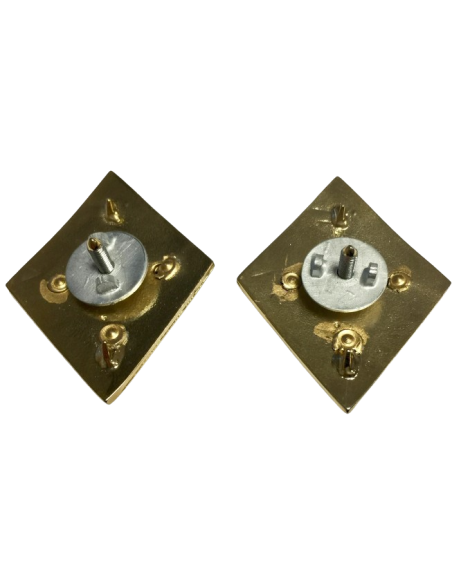 Rombos solapa Ejército del Aire Ingeniero Aeronáutico Escala Media Técnica (Par)