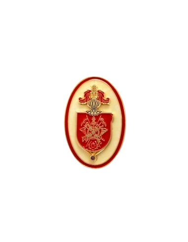 Distintivo de Alumno Academia General Militar Rojo Zaragoza