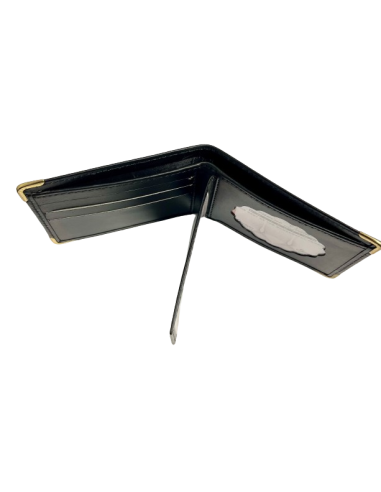 Cartera de piel  Placa con separador generica