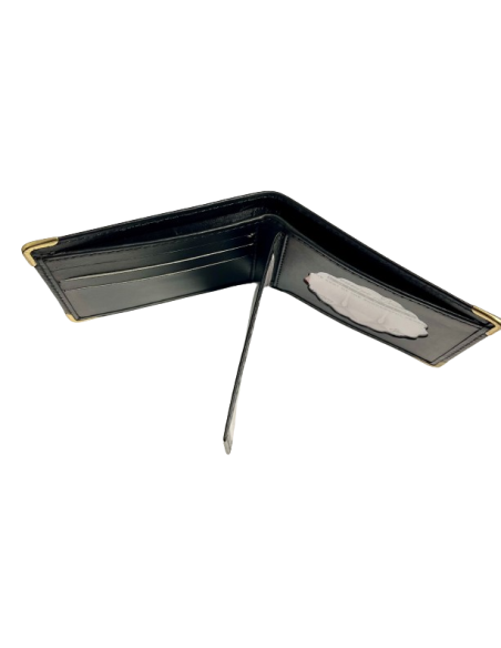 Cartera de piel  Placa con separador generica