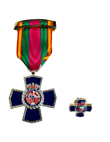 Medalla a la Dedicación Policial 25 años + Pin
