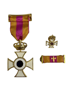 Medalla Constancia 30 años Oro + Pin + Pasador 2