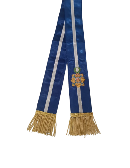 Corbata Bordada para banderín Orden del Mérito Civil