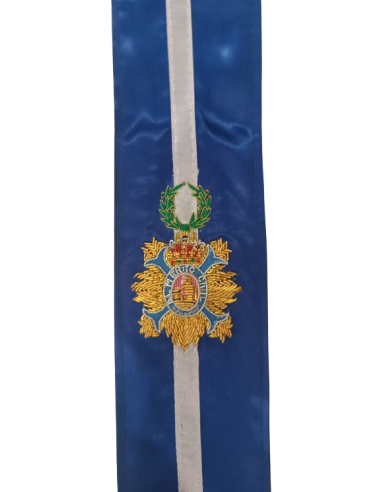 Corbata Bordada para banderín Orden del Mérito...
