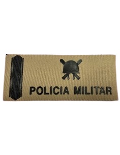 Galleta de Pecho PVC Policia Militar Árida