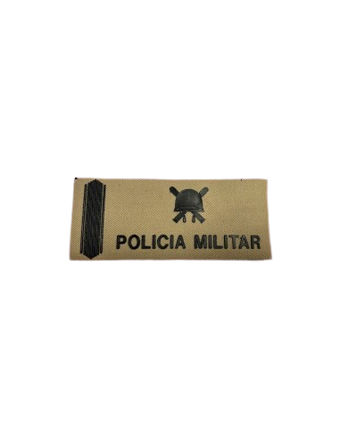 Galleta de Pecho PVC Policia Militar Árida