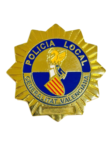 Placa de Pecho Policía Local Generalitat Valenciana