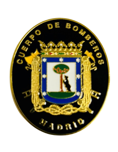 Placa de Cartera Cuerpo de Bomberos Madrid