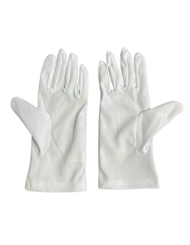 Guantes blancos Gala Reglamentarios de tela con...