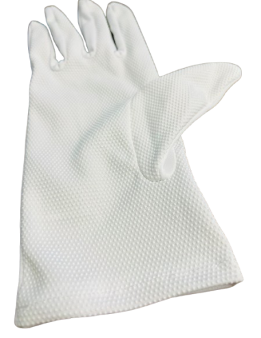 Guantes blancos Gala Reglamentarios de tela con...