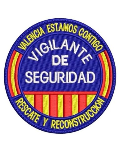 Parche de brazo Bordado Vigilante de Seguridad