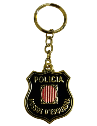 Llavero Mossos D´Escuadra Dorado