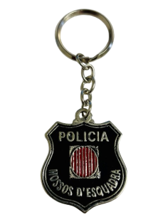 Llavero Mossos D´Escuadra Plateado