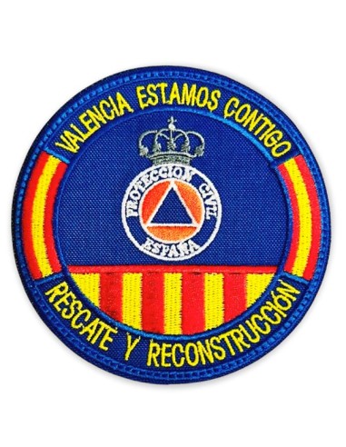 Parche Bordado Protección Civil (Rescate y Reconstrucción)