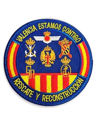 Parche Bordado Fuerzas Armadas (Rescate y Reconstrucción)