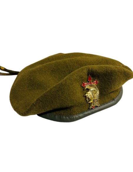 Boina caqui de la Academia General Básica de Suboficiales (AGBS)