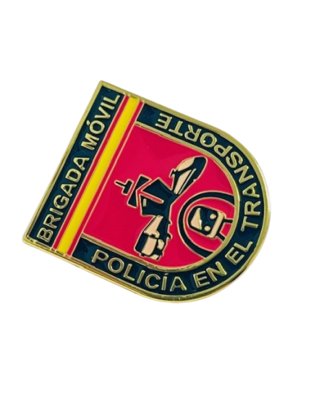 Distintivo de Función de la Brigada Móvil Policía en el Transporte
