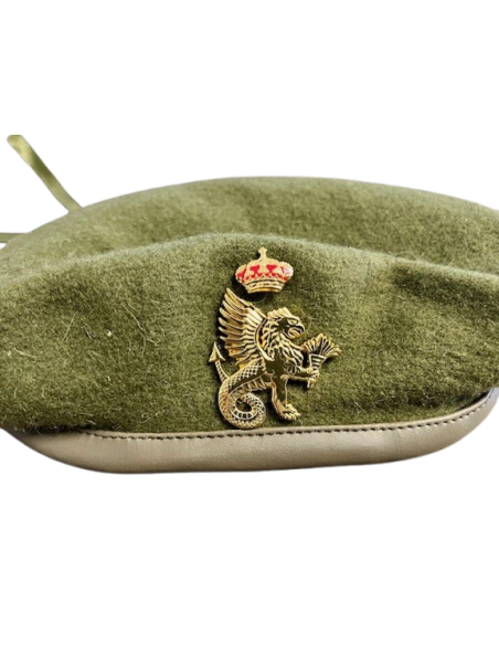 Boina caqui del Mando de Apoyo Logístico a Operaciones