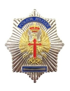 Placa identificación Policía MIlitar 
