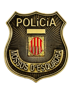 Placa de Cartera Policia Mossos D´Escuadra