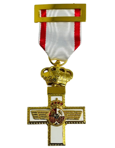 Medalla Cruz del Mérito Aeronáutico con distintivo blanco