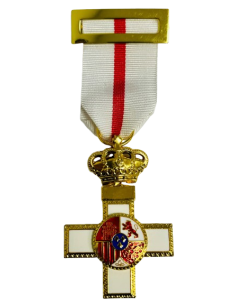 Cruz Mérito Militar Distintivo Blanco