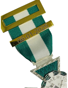 Barra de adición repetición metal Dorada para medalla...