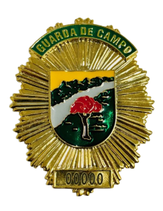 Chapa cartera Guarda de Campo Identificación