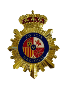 Placa para metopa sobremesa Policía Nacional