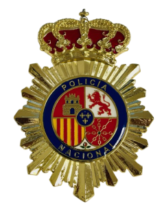 Placa para metopa Policía Nacional