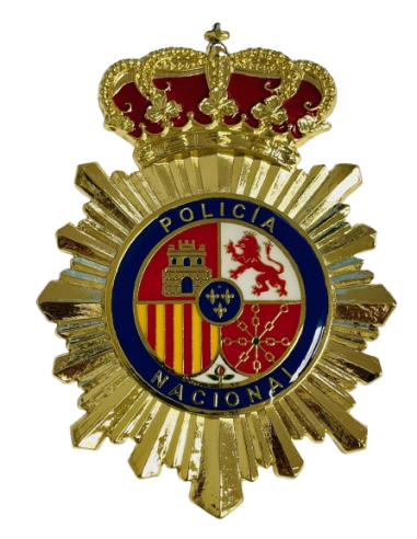 Placa para metopa Policía Nacional