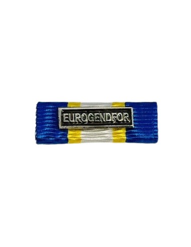 Pasador de Condecoración Medalla Eurogendfor Plata