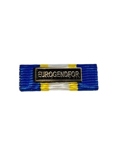 Pasador de Condecoración Medalla Eurogendfor Oro