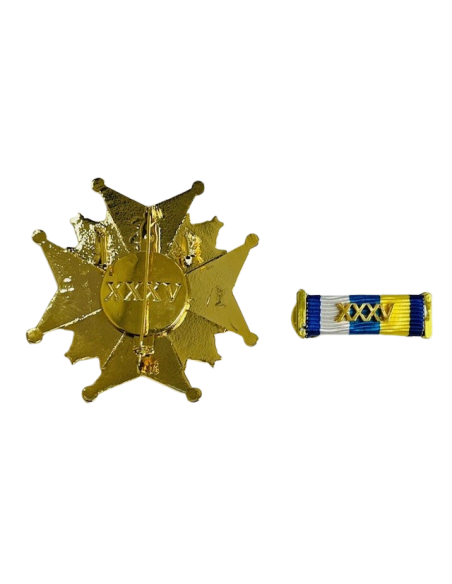 Placa de la Permanencia Policía Local Canarias XXXV Años + Pasador de diario