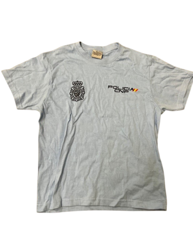 Camiseta manga corta Niñ@ Azul celeste Cuerpo Nacional de Policía