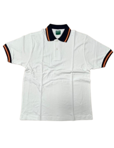 Polo Manga Corta Blanca Bandera España