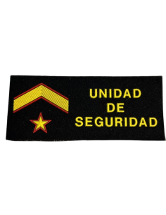 Galleta de Identificación Unidad de Seguridad Subteniente