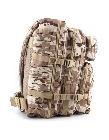 Mochila Immortal Warrior Árida Pixelada 36L Laser Cut