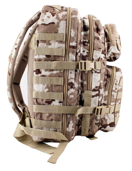 Mochila Immortal Warrior Árida Pixelada 36L