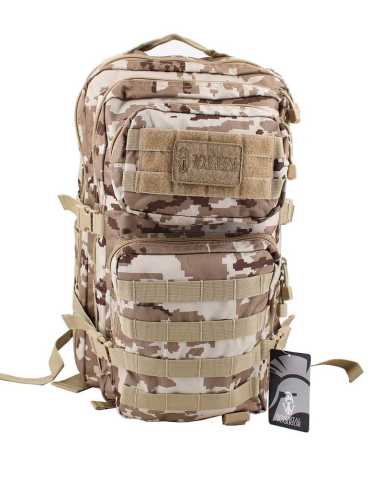 Mochila Immortal Warrior Árida Pixelada 36L